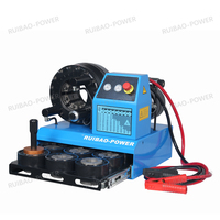 Presse à sertir hydraulique portable automatique haute pression 12V/24V pour flexibles de direction assistée, avec pompe à roulement de haute précision