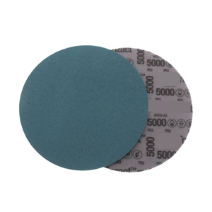 6 pouces pyramide crochet et boucle ronde polissage éponge tampon mousse papier de verre ponçage éponge disque pour le polissage du bois et le dépoussiérage du métal - Product Image 1
