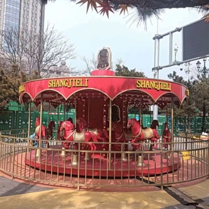 놀이공원 놀이기구 플라잉 체어 회전목마 어린이 스윙 체어 어린이 및 성인용 뮤지컬 캐러셀 - Product Image 6