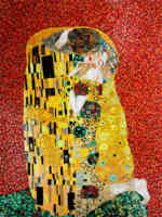 Mosaïque murale en verre OEM&ODM, design personnalisé, mosaïque de carreaux découpés à la main, mosaïque murale d'image