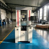 Máquina de Ensayo Universal Servo-Hidráulica Automática con 1 Año de Garantía, Equipo de Ensayo de Tracción ASTM, Compresión Plana, 220V, Uso en Laboratorio