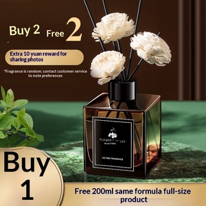 Diffuseur d'arômes sans flamme pour toilettes, désodorisant d'intérieur, flacon <span class=keywords><strong>de</strong></span> parfum aux fleurs séchées, assainisseur d'air longue durée pour chambre - Product Image 2