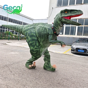 Costume de dinosaure réaliste animatronique robotique marchant, modèle <span class=keywords><strong>Raptor</strong></span> mécanique <span class=keywords><strong>Jurassic</strong></span> <span class=keywords><strong>Park</strong></span>, personnalisable, à vendre - Product Image 3