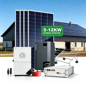 Système solaire domestique complet 15KW 5KW 10KW MPPT avec batterie lithium-ion, kit hybride hors réseau - Product Image 6