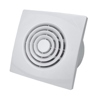 Ventilateur extracteur d'air chaud pour salle de bain, toilettes, avec corps en plastique ABS, pour évacuation de fumée et de liquides