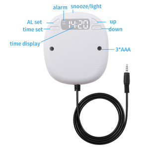 Potente reloj vibrador Digital LED, <span class=keywords><strong>Alarma</strong></span> <span class=keywords><strong>para</strong></span> personas que duermen mucho, agitador electrónico <span class=keywords><strong>para</strong></span> cama, despertador fuerte <span class=keywords><strong>para</strong></span> sala de estar y oficina - Product Image 4