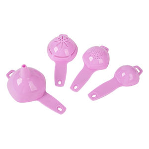 4 Peça Multi Funcional Plástico Medição Colher Filtro Colher Ovo Branco Proteína Separador Funil Set - Product Image 2