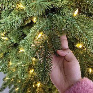 Sapin de Noël Premium de 240 cm (8 pieds) en PE de haute qualité, sans mauvaise odeur, avec support rotatif - Product Image 3