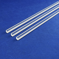 Barre de quartz haute pureté JGS2, diamètre personnalisé 1-100 mm, transmission lumineuse 90 % pour semi-conducteurs/optique/industrie