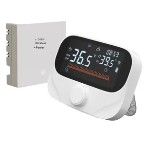 <span class=keywords><strong>Thermostat</strong></span> mural pour chaudière hydronique WIFI Tuya Smart RF sans <span class=keywords><strong>fil</strong></span>, écologique, anti-inflammable, PC+ABS, un à un, sans câblage - Product Image 5