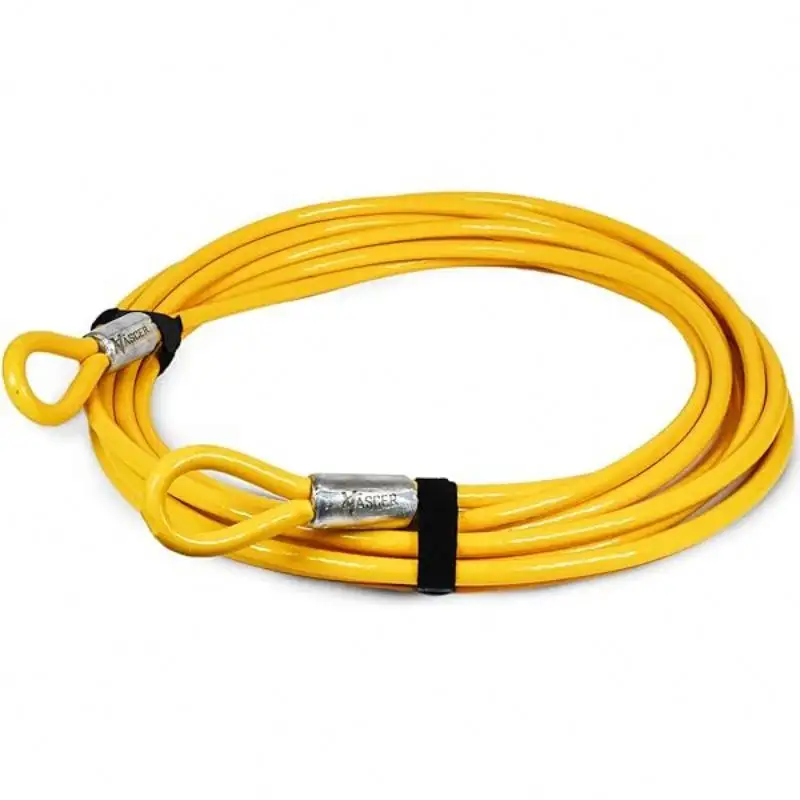 Fio de ligação de ferro de nylon em metal, fio de ligação revestido de nylon/PVC, cabo de aeronave e cabo de aço