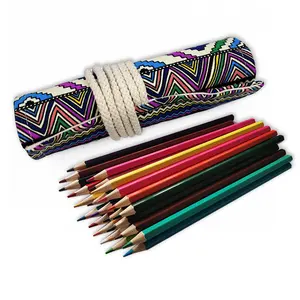 学用品12/24/48/72色木製色鉛筆描画セットアートセット子供用カスタムプリントラップスデカラー