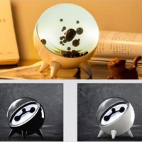 Lampe musicale magnétique à détection sonore Venom, visualisation musicale sans fil portable, compagnon de bureau, cadeau, alimentée par batterie