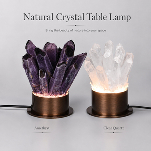 Lámpara de mesa de piedra de jade natural de lujo ligero, lámpara decorativa artística para escritorio, lámparas de noche, latón cepillado, fábrica OEM ODM - Product Image 1