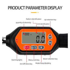 Độ chính xác cao điện tử kỹ thuật số hiển thị có thể điều chỉnh Cờ Lê Đầu mô-men xoắn Cờ Lê (36mm có thể điều chỉnh mở) OEM thép hợp kim - Product Image 4
