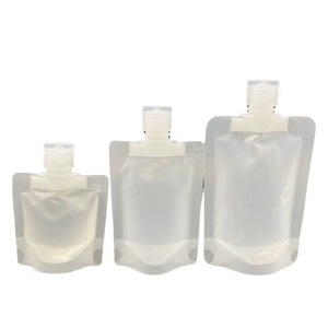 Portable 100ml Flip Packaging Bag <b>Plastic</b> Stand-up Spout Pouch Eco-Friendly Recyclable Disposable Square <b>Tray</b> for Food Pet Use - Product Image 3