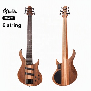 <span class=keywords><strong>Bajo</strong></span> eléctrico OEM al por mayor <span class=keywords><strong>de</strong></span> <span class=keywords><strong>6</strong></span> <span class=keywords><strong>cuerdas</strong></span> con preamplificador EQ activo <span class=keywords><strong>de</strong></span> 3 bandas, 24 trastes, cuerpo <span class=keywords><strong>de</strong></span> nogal, ala <span class=keywords><strong>de</strong></span> ébano, diapasón sellado y afinadores. - Product Image 1