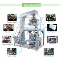 Machine d'emballage automatique de glaçons, formage vertical, remplissage, scellage, VFFS, pesage de tubes de glace, emballage multi-têtes pour sacs de 1 kg, 5 kg, 10 kg