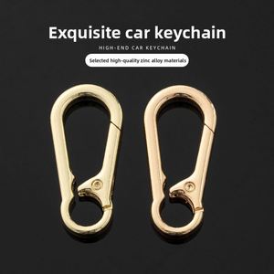 Porte-clés multifonctionnel en alliage pour homme, pendentif créatif anti-perte, mousqueton pratique à suspendre à la ceinture pour couple, luxe - Product Image 2