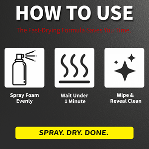 Autoquize Nettoyant <span class=keywords><strong>professionnel</strong></span> pour film huileux et vitres, liquide <span class=keywords><strong>lave</strong></span>-glace anti-buée sans traces à séchage rapide pour multi-surfaces - Product Image 5