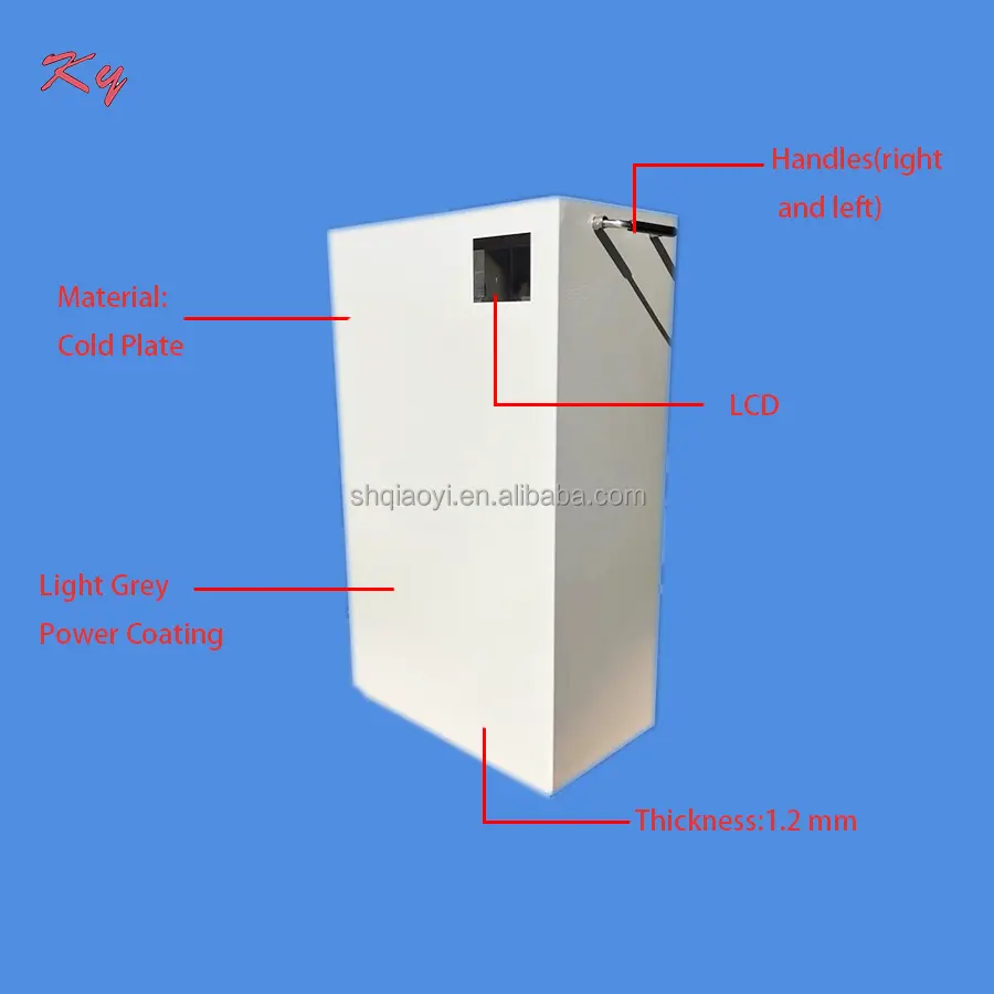 Casing Tergalvanis Kustom Kotak Baterai Lembaran Logam 5.25 Elektronik Tahan Air Di Dalam Enclosure