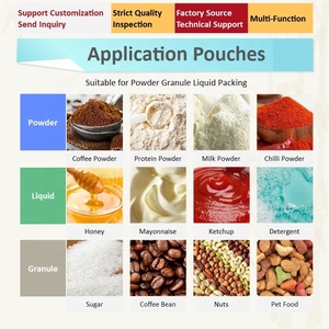 CE Phê Duyệt Tự Động Doypack Gusset Đường Muối Cà Phê Bean Pouch Máy Đóng Gói - Product Image 3