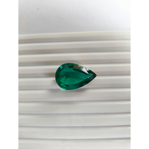 Esmeralda Panna, Gema de Esmeralda con Corte en Forma de Pera para Joyería, Esmeralda Verde en Forma de Pera, Calidad Premium - Product Image 4