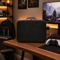 Étui rigide en EVA personnalisé avec logo pour manette PS5 DualSense, étanche, antichoc, portable, de protection, de transport et de rangement