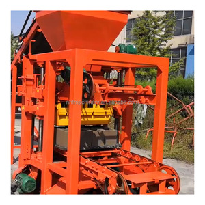 QT4-26 Yarı Otomatik Tuğla Yapma Makinesi Fabrika Fiyatı Çimento Beton Delikli Blok Yapma Makinesi 26s/Zaman Kalıplama - Product Image 1