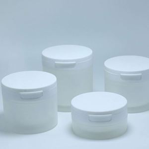 Nouveauté : Flacons pompe sans air en PP de 30 ml et 100 ml, cylindriques, blancs, pour crème visage, sérum, nettoyant facial, cosmétiques 150 g - Product Image 3