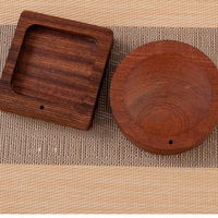 Brûleur d'encens en fer pour porte-encens en bois simple pour le yoga et le sommeil Objets décoratifs pour le salon