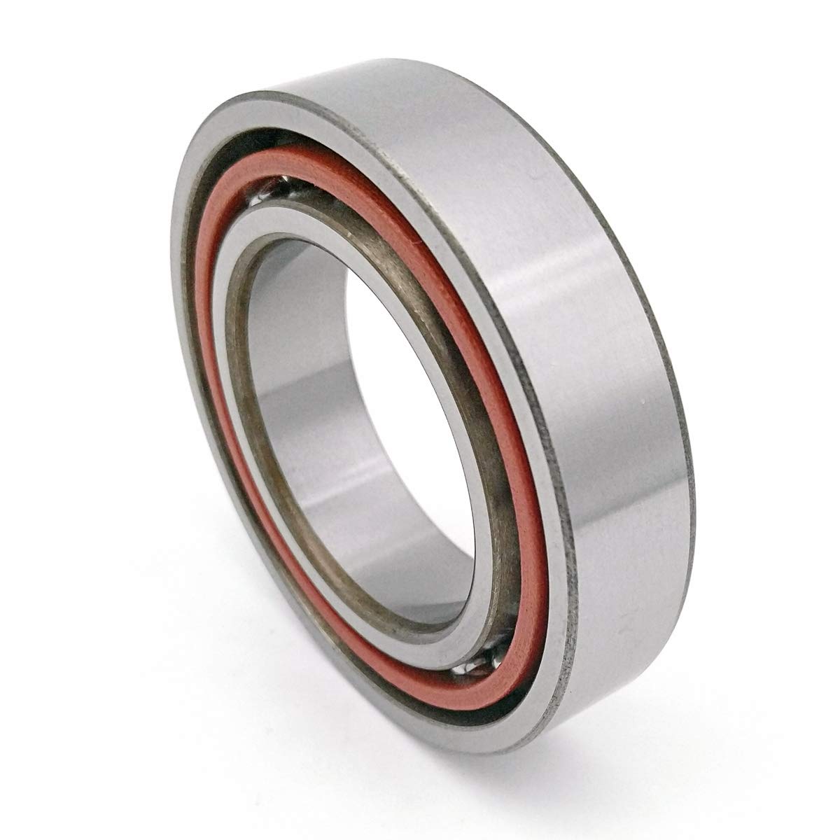 Угловой контактный шарикоподшипник 7008 7008AC P5 7008AC 40x68x15 мм, радиально-упорный шарикоподшипник, диаметр 40 мм, внутренний диаметр 68 мм, внешний диаметр 15 мм, ширина