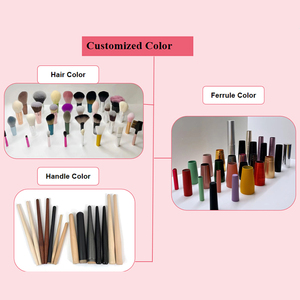 Beiqili Professionele Oem Gouden Leverancier Sirenas Make-Up Borstel Set Hete Verkoop Gezicht Gebruik China Groothandel Beste Kwaliteit Private Label - Product Image 5