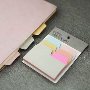 Papel de Notas con Índice de Colores Pastel, Marcadores de Página Autoadhesivos, Notas Adhesivas, Papelería de Oficina y Escolar, Clasificación de Documentos, Recordatorios - Product Image 2