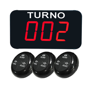 ระบบเรียกคิวไร้สายแบบง่าย Turno O Matic เครื่องเรียกคิวกันน้ำ บริการจัดการคิวสำหรับโรงพยาบาล ร้านอาหาร - Product Image 1