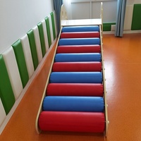 Jouet d'équilibre pour enfant, terrain de jeux d'intérieur souple, équipement d'entraînement sensoriel, curseur à roulettes