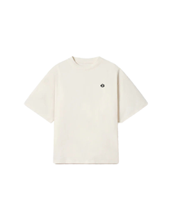 Vente en gros Spandex/coton T-shirt Hip Hop pour hommes tricoté haut de sport d'été broderie Logo ample décontracté manches courtes solide 200 - Product Image 1