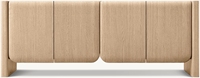 Meuble TV en bois massif de luxe intelligent, console multimédia, style moderne, salon, buffet à 4 portes
