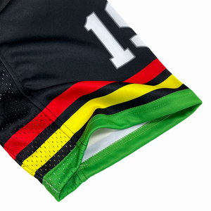 Custom Polyester Oversized American Football Jersey Breathable Cropped Boxy Mesh Men's Football Shirt - Product Image 6