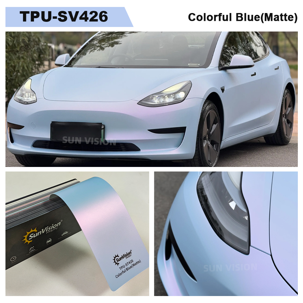 Bleu coloré (mat)
