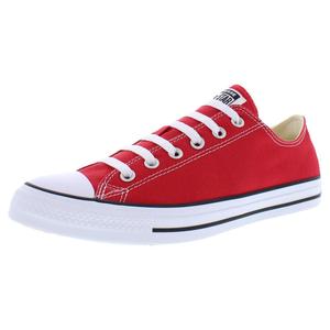 Zapatillas Converse All Star Ox Unisex Rojas de Lona, Estilo Casual de Caña Baja - Product Image 1