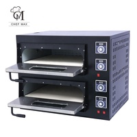 Four à gaz à 2 plateaux, équipement de cuisson personnalisé pour du pain Pizza, des crêpe