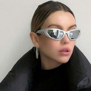 Gafas de Sol Unisex con Logotipo Personalizado, Montura Pequeña, Estilo Punk, Gafas de Ciclismo Plateadas, Gafas de Sol Deportivas Steampunk para Hombre - Product Image 2