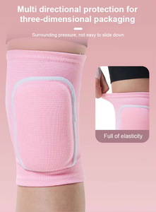 Supporto per Ginocchio con Spugna Spessa, Protezione per Voleibol, Pattinaggio, Yoga e Danza - Product Image 4