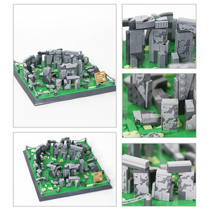 Bloques de Construcción de la Arquitectura Emblemática de Stonehenge, 4224 Wiltshire, Inglaterra, Juguete Educativo de Ensamblaje para Niños - Product Image 3
