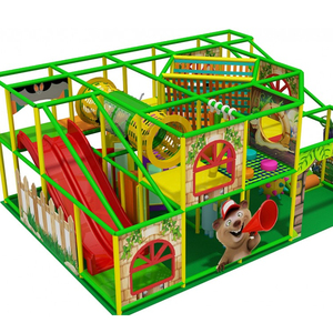 Customized Jungle-Themed Indoor Playground Set Soft Play Area with Slide Amusement Park Play Ground Equipment for Kids - Product Image 1