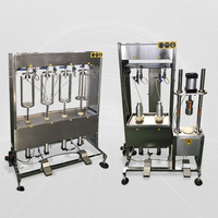 Remplissage de bouteilles sous pression semi-automatique, ml, 4 têtes, pour remplissage de bière