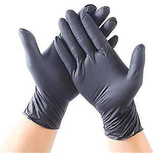 Gants en nitrile bleus jetables imperméables Micro-Touch sans poudre, épais, pour usage alimentaire, médical et en laboratoire, toutes saisons - Product Image 1