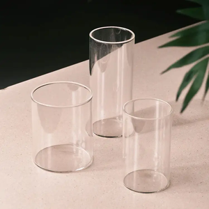 Vaso per Fiori in Acrilico Trasparente Personalizzato, Cilindro Decorativo per Centrotavola, Design Art Déco per Uso a Terra - Product Image 2