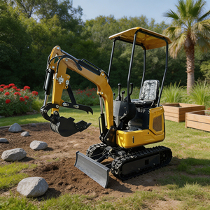 Nueva Miniexcavadora Hidráulica de Alta Eficiencia con Certificación CE y EPA, de 0.8, 1.0, 1.6 y 1.7 Toneladas, Tipo Oruga - Product Image 1